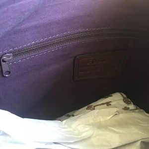 Fossil Sasha Flrl Leather Cross Body Bag